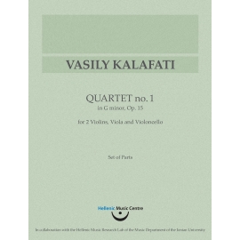 Kalafati: String Quartet no. 1 in G minor, Op. 15